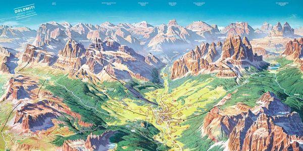 Cortina Summer Hiking Map