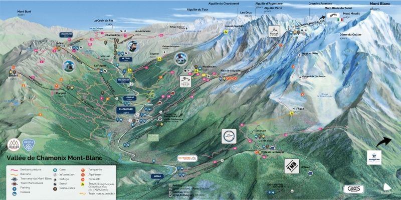 Les-Houches-Trail-Map