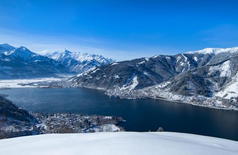 View of the lake of Zell am See